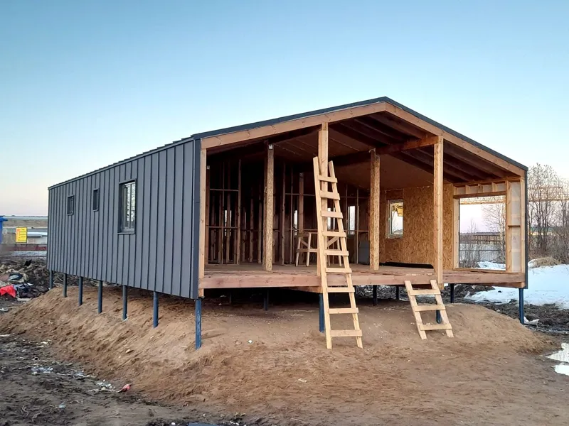 Özel projeye göre 126,4 m² ev, Ukhta