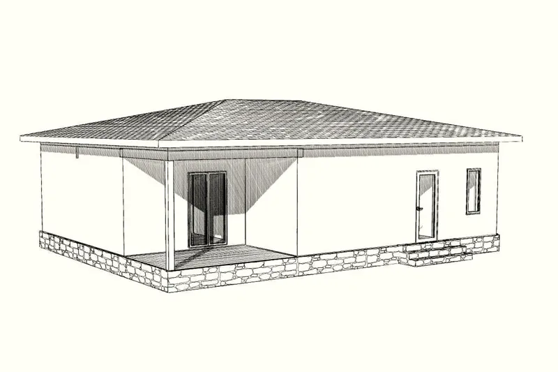 91 m² ev, özel proje, “Razdole” SNT