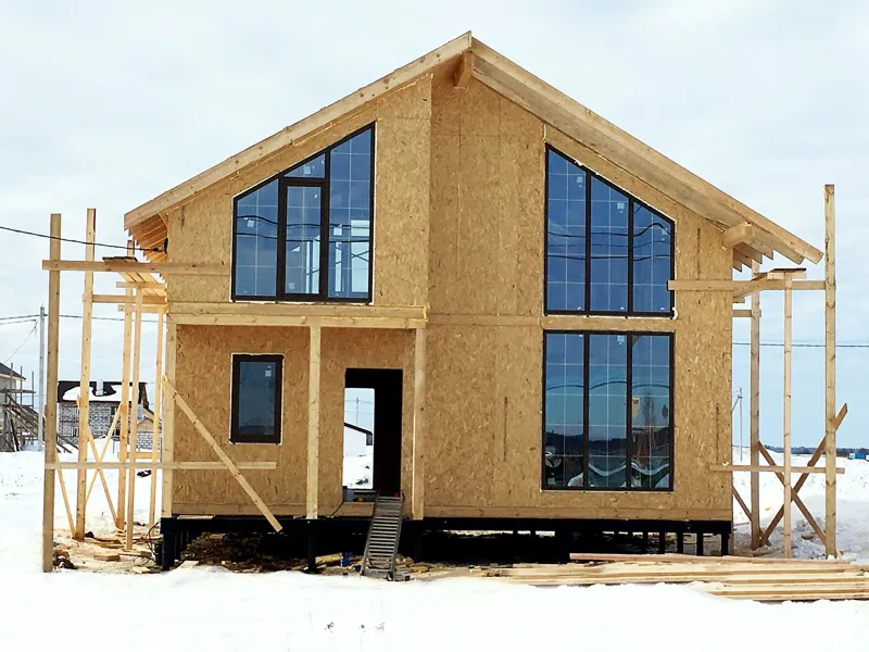 Haus nach Projekt „Akkord“, Siedlung Pervyy