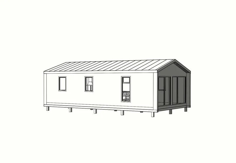 Дом 54,5 м² по индивидуальному проекту, д. Мокрая