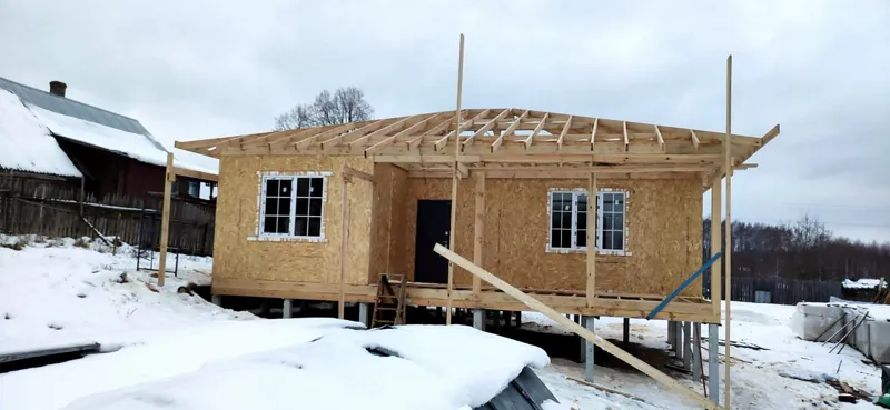 Haus 104 m² nach individuellem Projekt, Dorf Kornevo