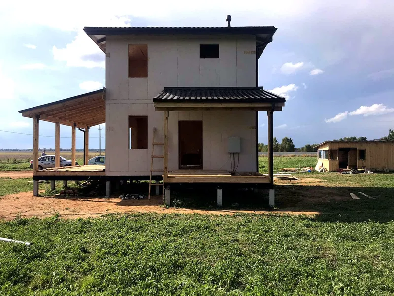 Haus nach Projekt „Karl“, Dorf Malyshevo