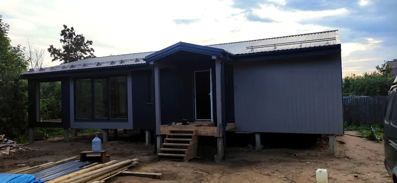 124 m² house built to a custom design, Ivanovo
