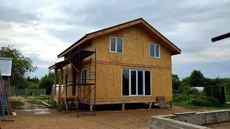 Haus nach Projekt „Jessentuki 8x8“, Dorf Berkino
