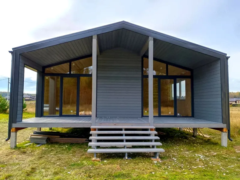 Haus nach individuellem Projekt, Dorf Stepannikovov