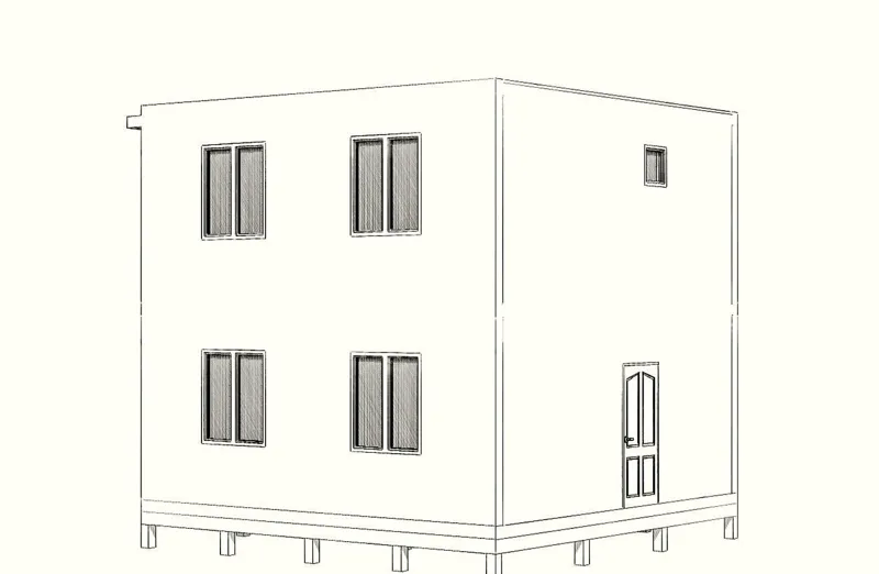 Özel projeye göre 75 m² ev, Anapa