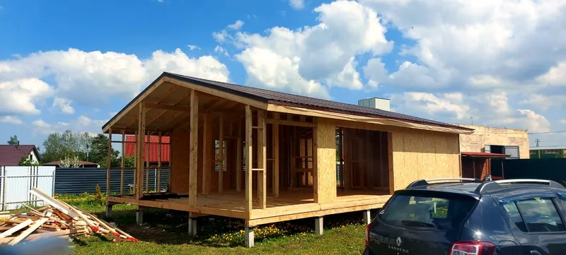 Haus nach dem Projekt „Chalet 76.3“