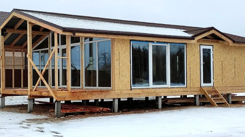 Haus nach Projekt „Chalet-100 2150“, Gebiet Iwanowo