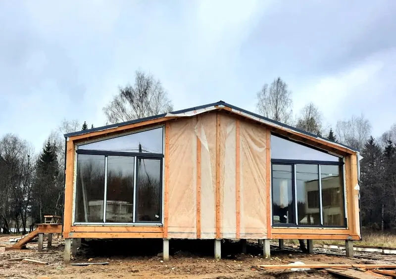 Haus nach dem Projekt „Barnhouse 110“