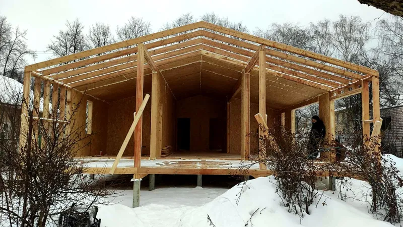 Haus nach dem Projekt „Barnhouse 110“