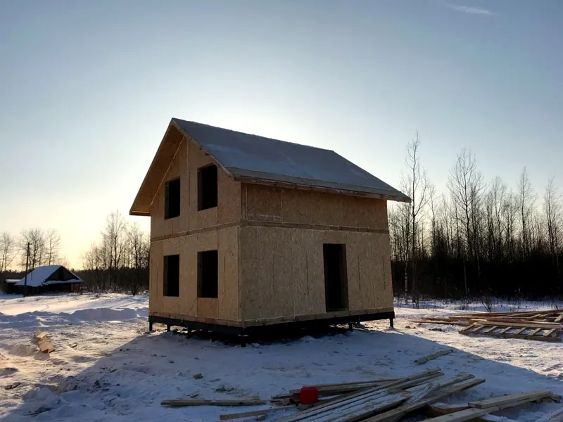 Haus nach Projekt „Awdeewo“, Siedlung Molodtsovo