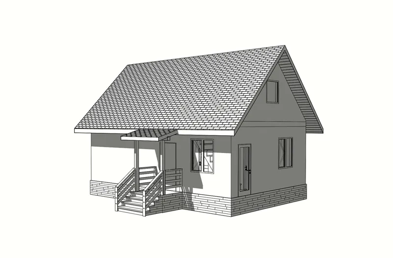 Haus 108 m² nach individuellem Projekt, Dorf Maltsevo