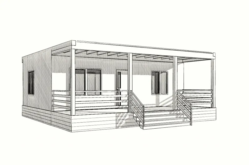 Haus 62 m² nach individuellem Projekt, Dorf Ankudinovo
