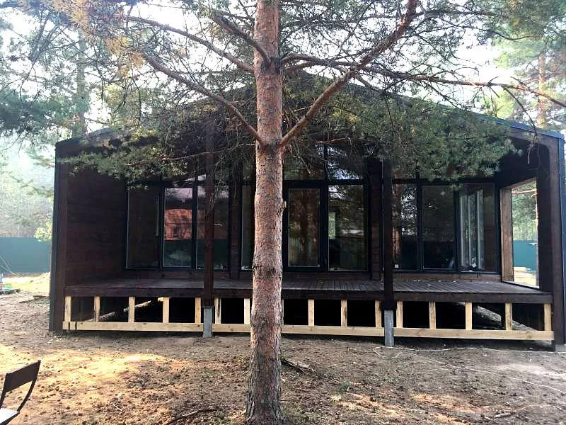 Haus nach dem Projekt „Chalet 76.3“