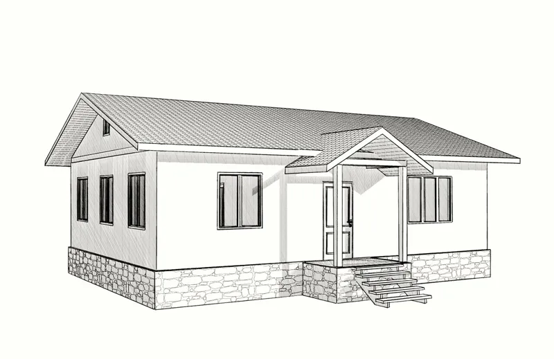 Özel projeye göre 80 m² ev, Podvyaznovskiy köyü