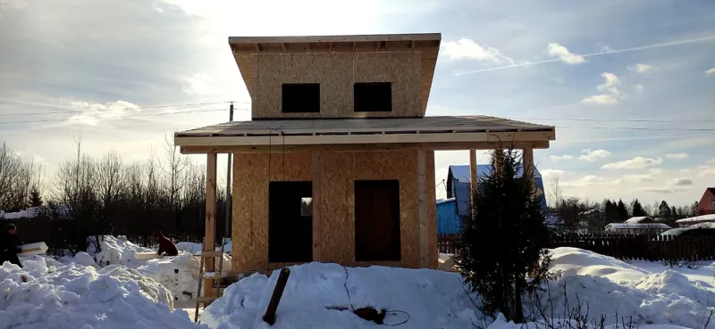 Haus 55 m², individuelles Projekt, SNT „Iwanowez“