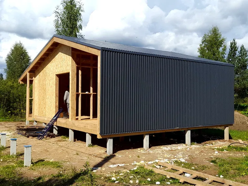 Haus nach individuellem Projekt, Dorf Paneevo