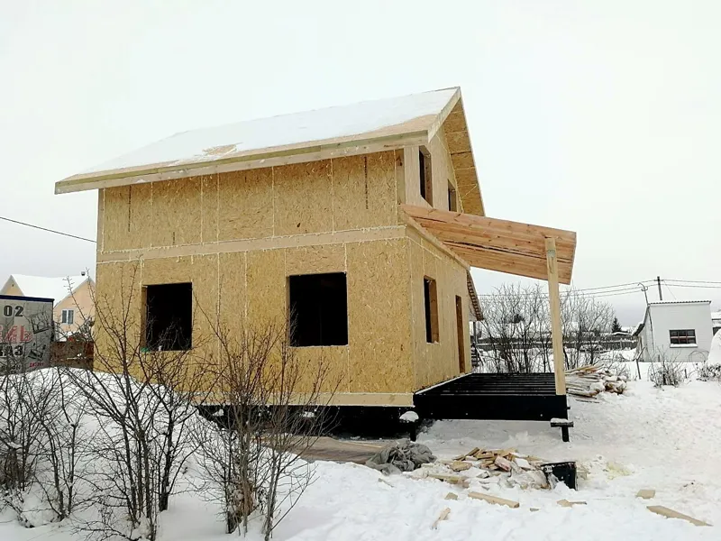 Haus nach Projekt „Nesabudka“, SNT „Rus“