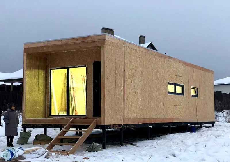 Haus nach Projekt „Otschag“, Dorf Sokolovo