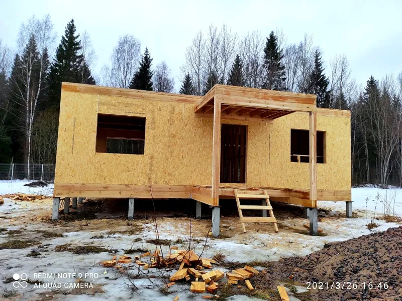 Haus nach individuellem Projekt, Siedlung Romanovka