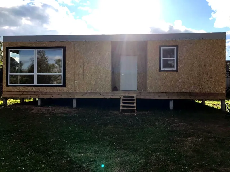 Haus 75 m² nach individuellem Projekt, Dorf Derevni
