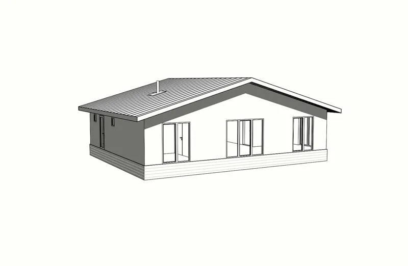 Дом 107 м² по индивидуальному проекту, с. Верхнее Чуево