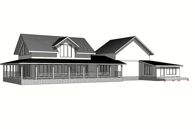 Anbau 340 m² nach individuellem Projekt, Dorf Torosovo