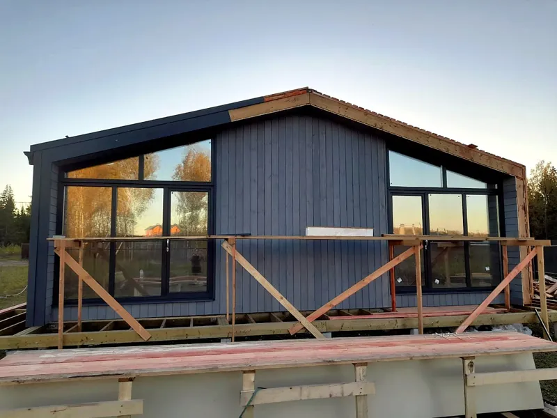 Haus nach dem Projekt „Barnhouse 110“