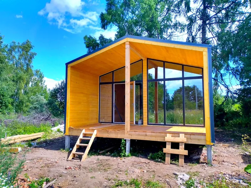 Haus nach dem Projekt „Barnhouse 39“
