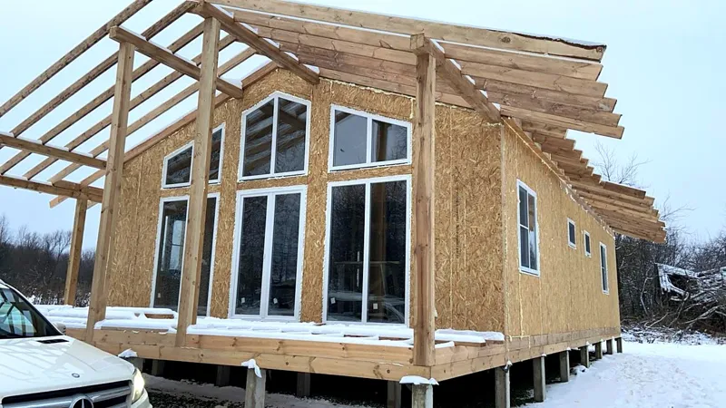 Haus 122 m² nach individuellem Projekt, Dorf Alferevo