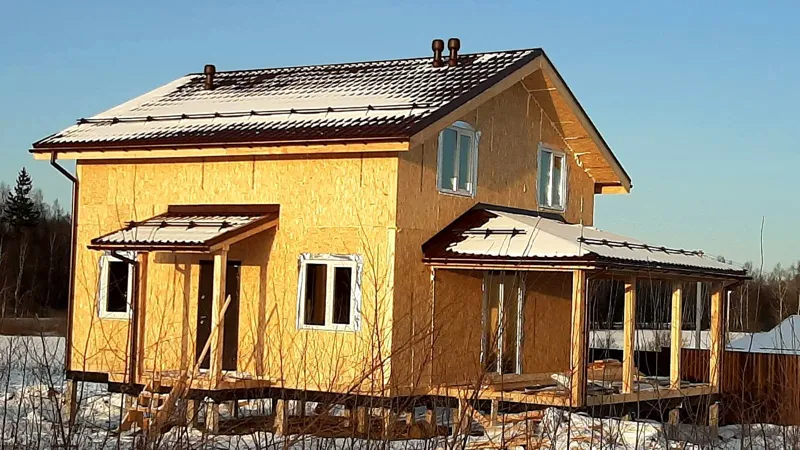 Haus nach Projekt „Jessentuki 8x8“, Dorf Kadnikovo