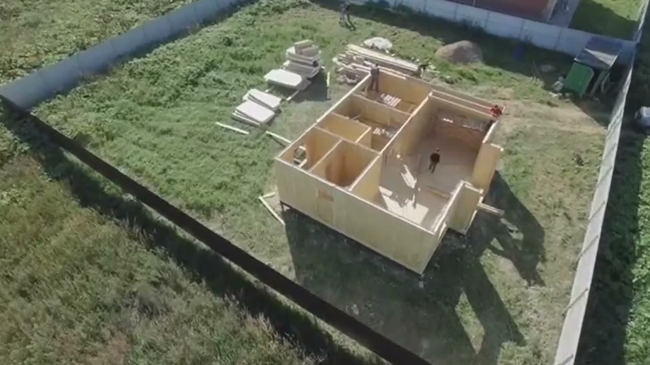 Bau eines Hauses aus SIP-Paneelen