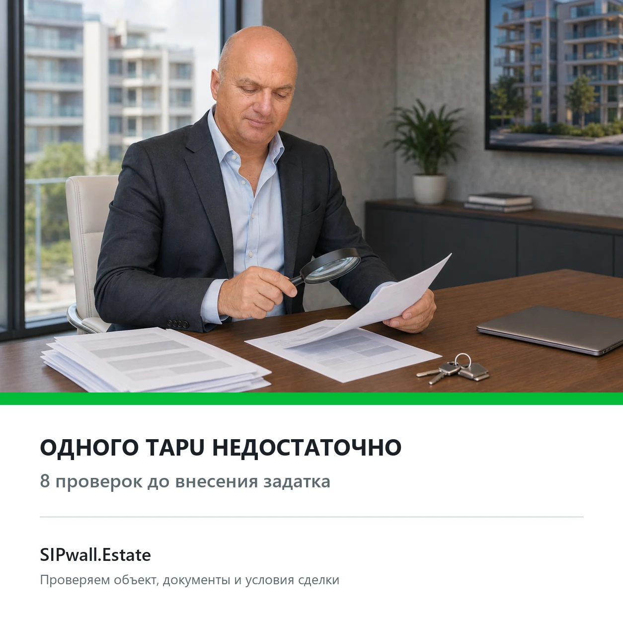 Почему одного TAPU недостаточно: 8 проверок до задатка