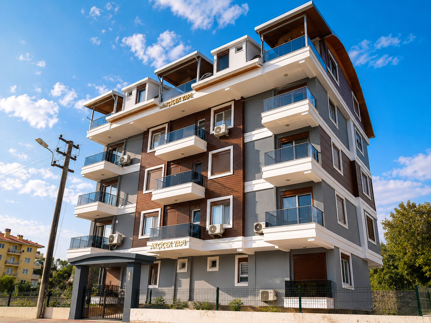 Квартира г. Газипаша, 1+1, 60 м2