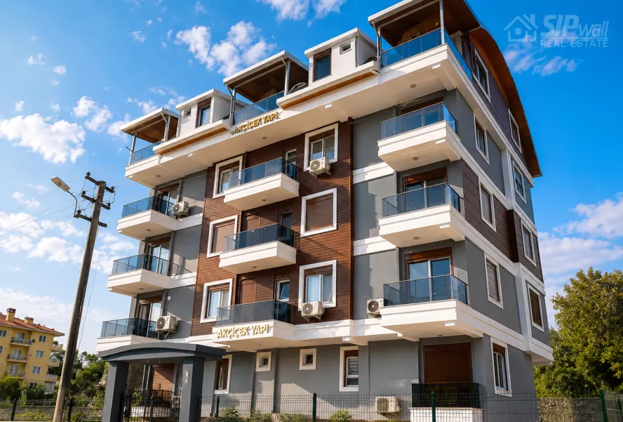 Квартира г. Газипаша, 1+1, 60 м2
